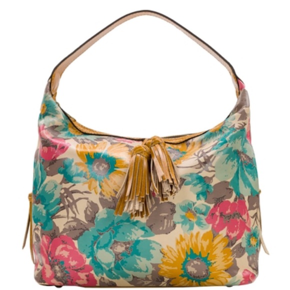 Patricia Nash Maissana Hobo Bag, First Bloom - Picture 1 of 4
